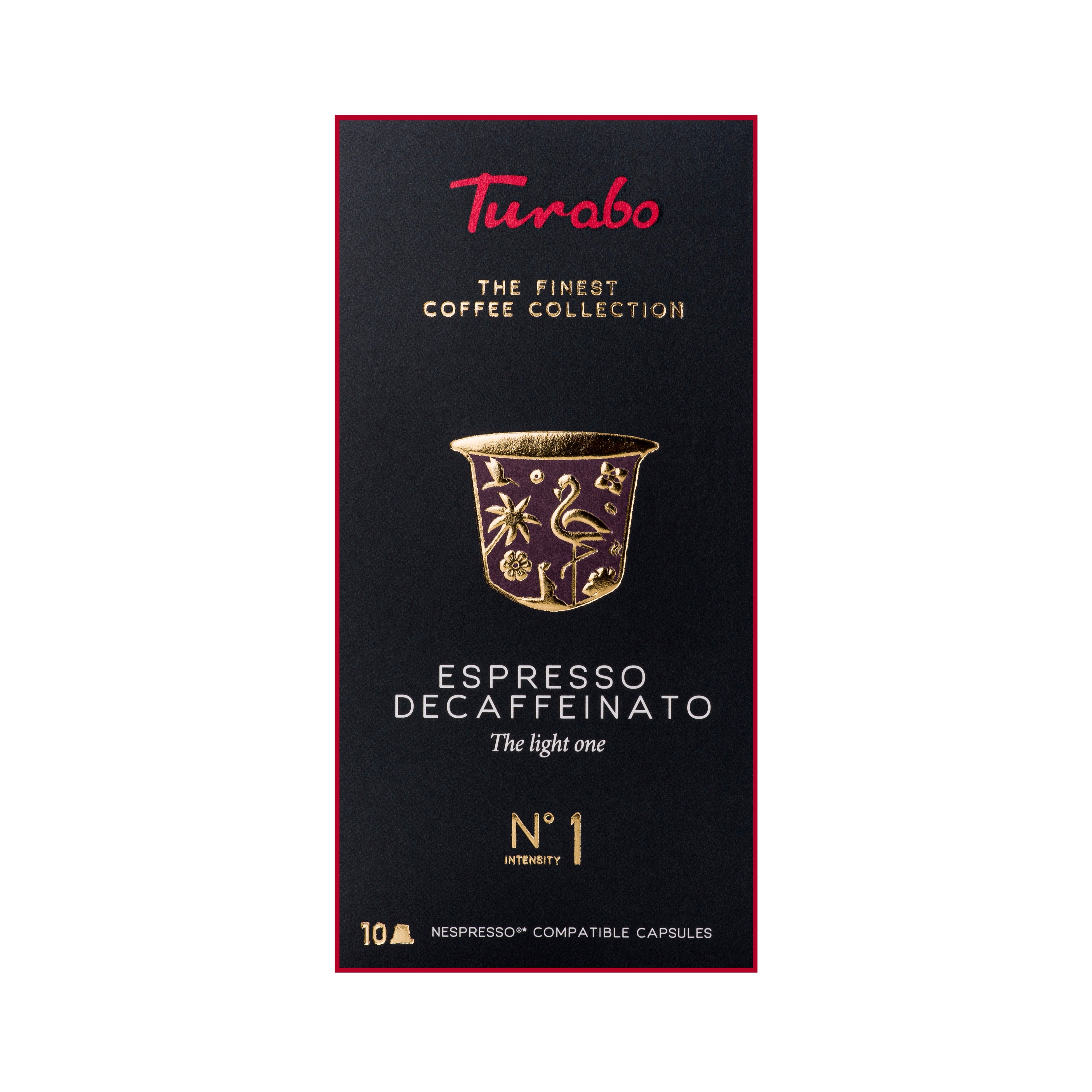 Capsule cafea Turabo. Capsule de cafea Espresso fara cofeina