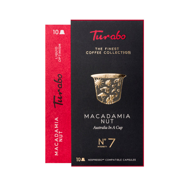 Capsule de cafea cu aromă de Nucă de Macadamia | Turabo |